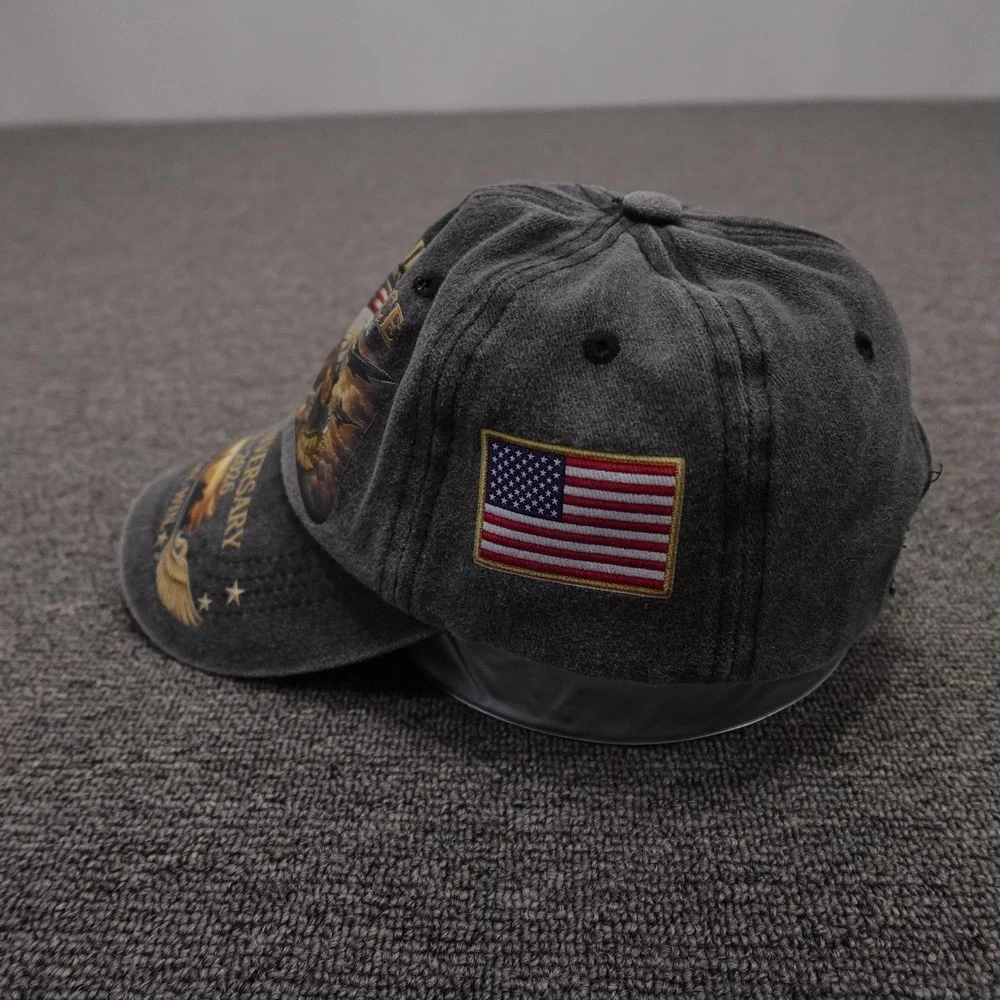 U.S. Air Force Hat Cap Strap Back Mens One Size Gray Baseball 250th Anniversary
